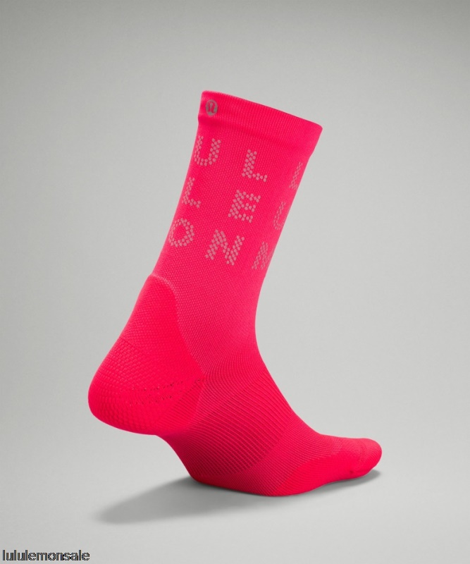 Lululemon Damen DELULU455 | Flare Power Stride Crew Socke Reflektierend